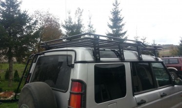 Багажник на дах із сіткою Land Rover Discovery 2 (1998-2005) фото