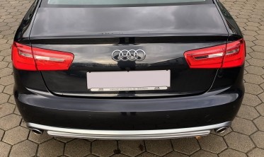 Дифузор задній Audi A6 C7 Sedan/Avant у стилі S6 під дві труби фото