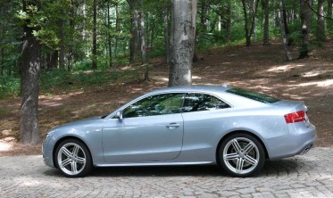 Листва на пороги Audi A5 Coupe в стиле S-line фото