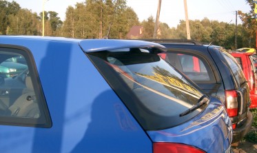 Тюнинг спойлер на крышку багажника Audi A3 8L фото