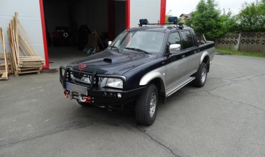 Захисна дуга силового бампера Mitsubishi L200 (1996-2006) фото