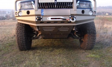Захисна силова дуга переднього бампера Mitsubishi Pajero Sport (1996-2000) фото