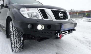 Силовой передний бампер NISSAN Navara D40 (2010-2014) фото