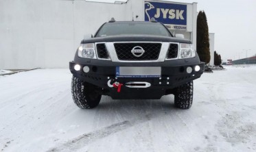 Силовой передний бампер NISSAN Navara D40 (2010-2014) фото