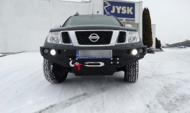 Силовой передний бампер NISSAN Navara D40 (2010-2014) фото