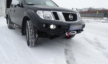 Силовой передний бампер NISSAN Navara D40 (2010-2014) фото