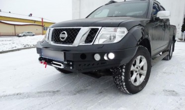 Силовой передний бампер NISSAN Navara D40 (2010-2014) фото