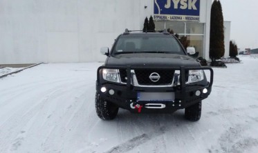Кенгурятник до силового бампера NISSAN Navara D40 (2010-2014) фото