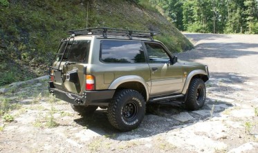 Багажник на крышу с сеткой  NISSAN PATROL Y61 версия короткая фото
