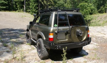 Багажник на крышу с сеткой  NISSAN PATROL Y61 версия короткая фото