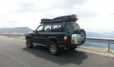 Багажник на крышу с сеткой  NISSAN PATROL Y61 версия длинная фото