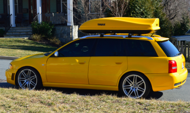 Спойлер задней двери Audi A4 B5 Avant в стиле S4 фото