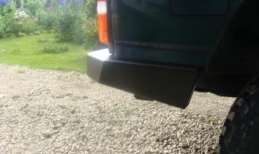 Силовой задний бампер NISSAN PATROL Y60 требует подрезки кузова фото