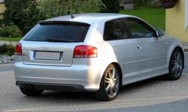 Диффузор заднего бампера Audi A3 8P (2003-2008) в стиле S3 фото