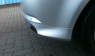 Диффузор заднего бампера Audi A3 8P (2003-2008) в стиле S3 фото