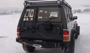 Багажник на дах без сітки NISSAN PATROL Y60 довга версія фото