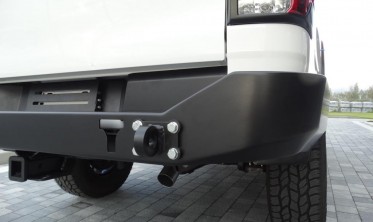 Силовой задний бампер Toyota Hilux (2016-...) длинный фото