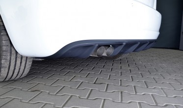 Диффузор заднего бампера Audi A3 8P Sportback в стиле RS3 фото