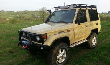 Защитная дуга для силового бампера Toyota Land Cruiser HZJ 71 1984-2006 фото