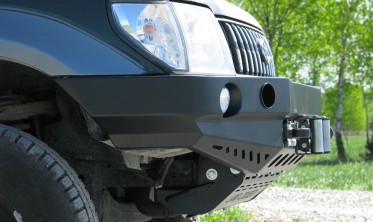 Силовой передний бампер Toyota Land Cruiser Prado J90,95 (дизайн 2)  фото