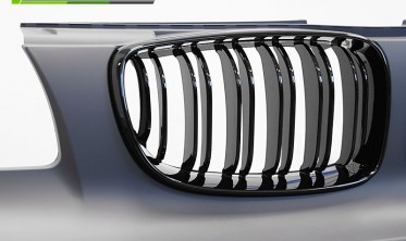 Передний тюнинговый бампер для BMW E81, E82, E87, E88 в стиле М coupe фото