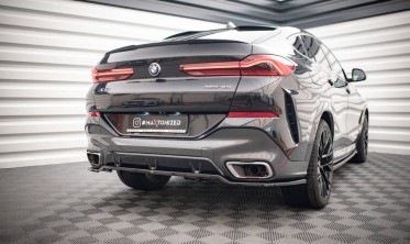 Тюнінг накладка на задній бампер BMW X6 G06 M-пакет вер. 3 фото