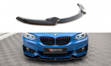 Тюнинговая накладка на передний бампер BMW 2 F22 M-pack вер. 2 фото
