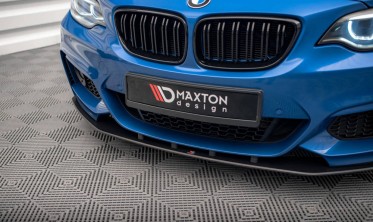 Тюнінговий дифузор на передній бампер Street Pro BMW 2 F22 M-pack фото