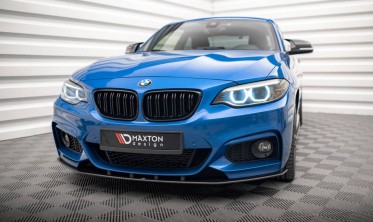 Тюнінговий дифузор на передній бампер Street Pro BMW 2 F22 M-pack фото
