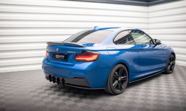 Задний диффузор на бампер Street Pro BMW 2 F22 версия M-pack фото
