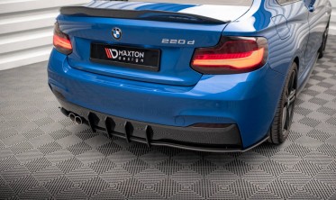 Задний диффузор на бампер Street Pro BMW 2 F22 версия M-pack фото
