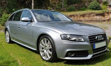 Накладки на пороги (листва) Audi A4 B8 стиль S-line фото