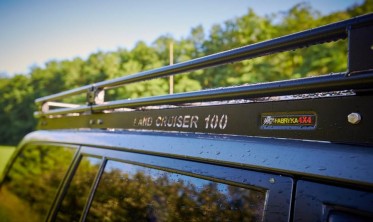 Багажник на крышу с сеткой Toyota Land Cruiser J100, 105 фото