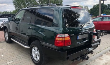 Силовой задний бампер Toyota Land Cruiser J100, 105 фото