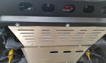 Защита мотора Toyota Land Cruiser Prado J120/125 для силового бампера фото
