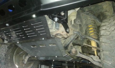 Защита мотора Toyota Land Cruiser Prado J120/125 для силового бампера фото
