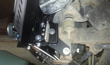 Защита мотора Toyota Land Cruiser Prado J120/125 для силового бампера фото