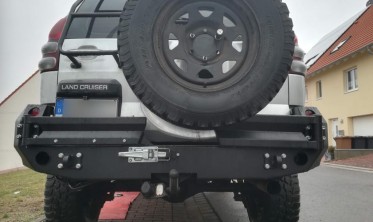 Крепление запасного колеса Toyota Land Cruiser Prado J120, 125 фото