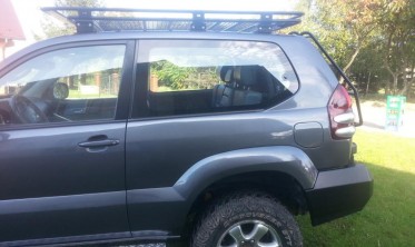 Багажник с сеткой на крышу Toyota Land Cruiser Prado J125 фото