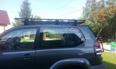 Багажник с сеткой на крышу Toyota Land Cruiser Prado J125 фото