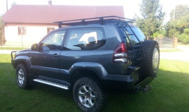 Багажник с сеткой на крышу Toyota Land Cruiser Prado J125 фото