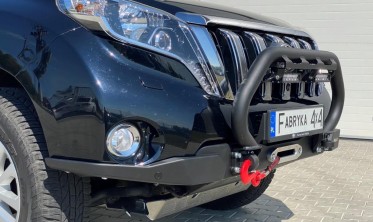 Кенгурятник для бампера Toyota Land Cruiser Prado J150 тип Slim фото