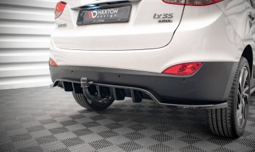 Тюнинговый диффузор на задний бампер Hyundai IX35 MK1 фото