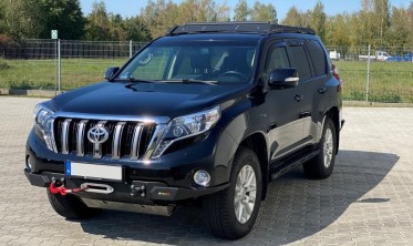 Силовой передний бампер Toyota Land Cruiser Prado J150 тип Slim фото