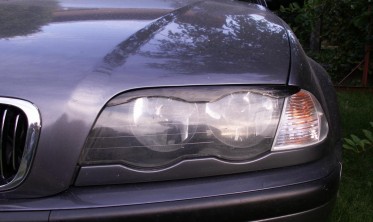 Накладки на фари BMW E46. фото
