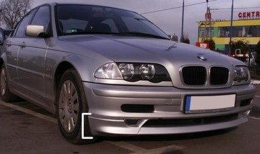 Накладка переднего бампера BMW E46 дорестайл фото
