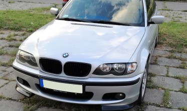 Накладки переднего бампера BMW E46 М-пакет фото
