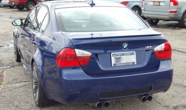 Спойлер на крышку багажника BMW E90 стиль М3 фото