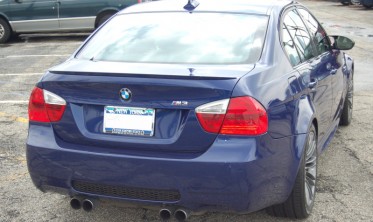 Спойлер на крышку багажника BMW E90 стиль М3 фото