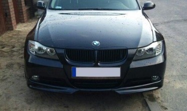 Накладки переднего бампера BMW E90 дорестайл фото